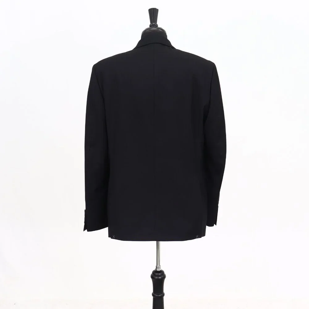 Ralph Lauren 44R Black Solid 2-Button Sport Coat Blazer Jacket G782_7
